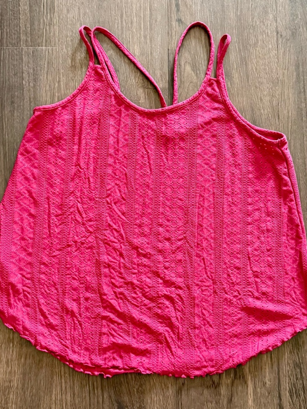 ATHMILE Women's Spaghetti Strap Tank Top - Wine Red - Size XL